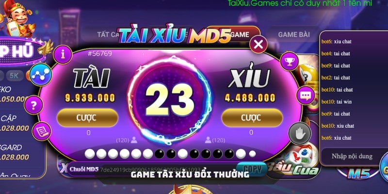 game tài xỉu đổi thưởng